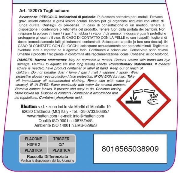 Acquista online Remove limestone casa linda 750 ML anti-limescale spray Rhutten