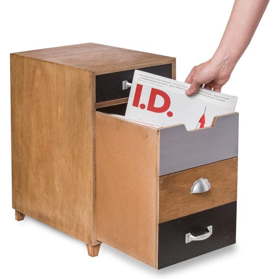 Acquista online Balvi Portariviste - comodino coquette Legno con 2 cassetti Balvi