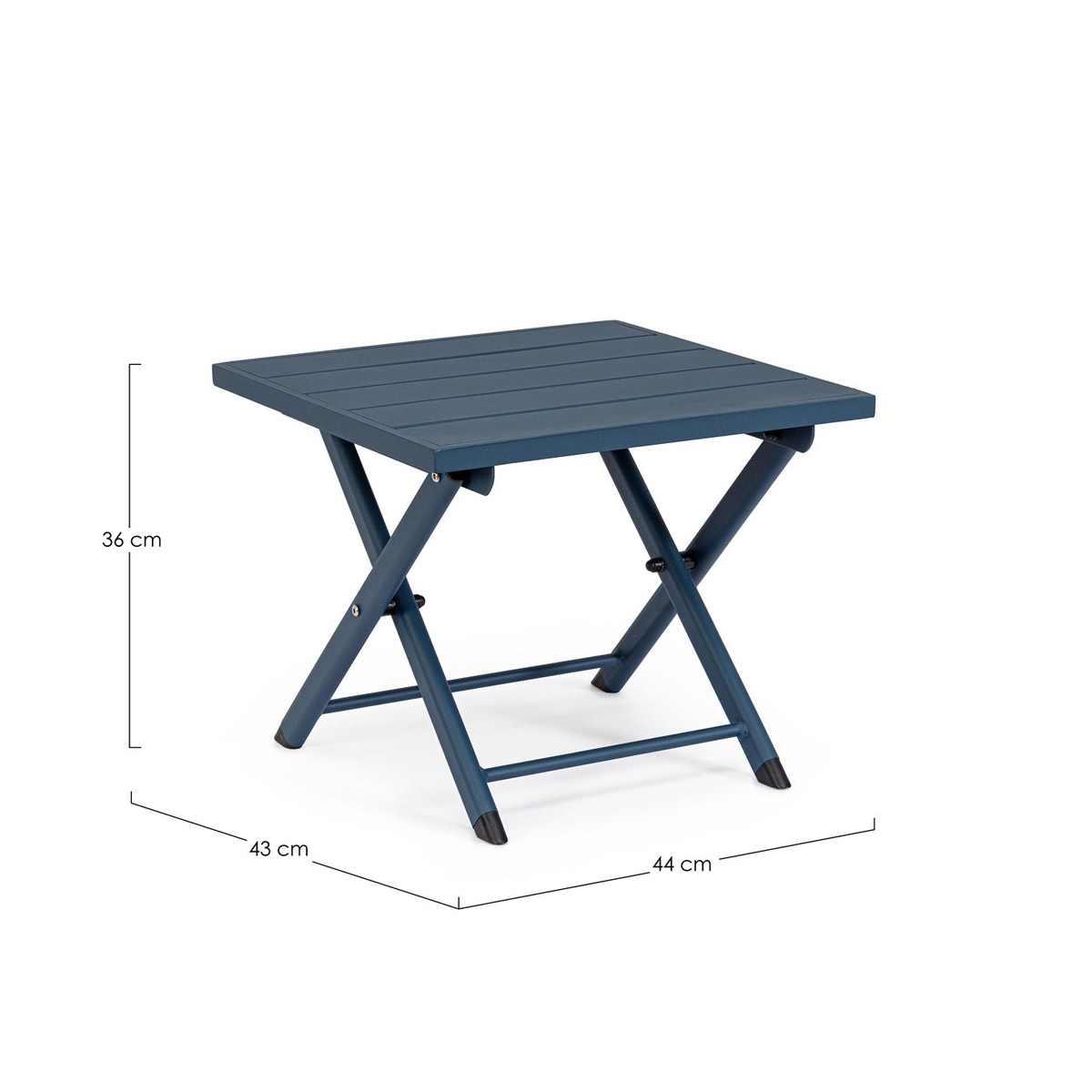 Acquista online Tavolino Taylor 44X43 Navy Bizzotto