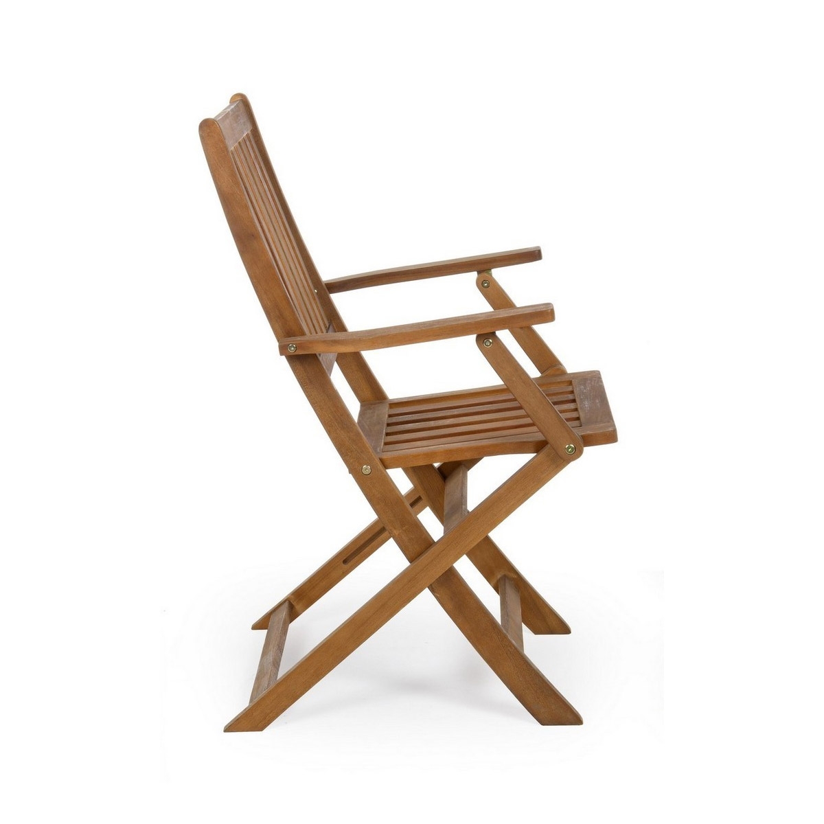 Acquista online Coppia di sedie pieghevoli in legno modello Mali (2 pz) Bizzotto