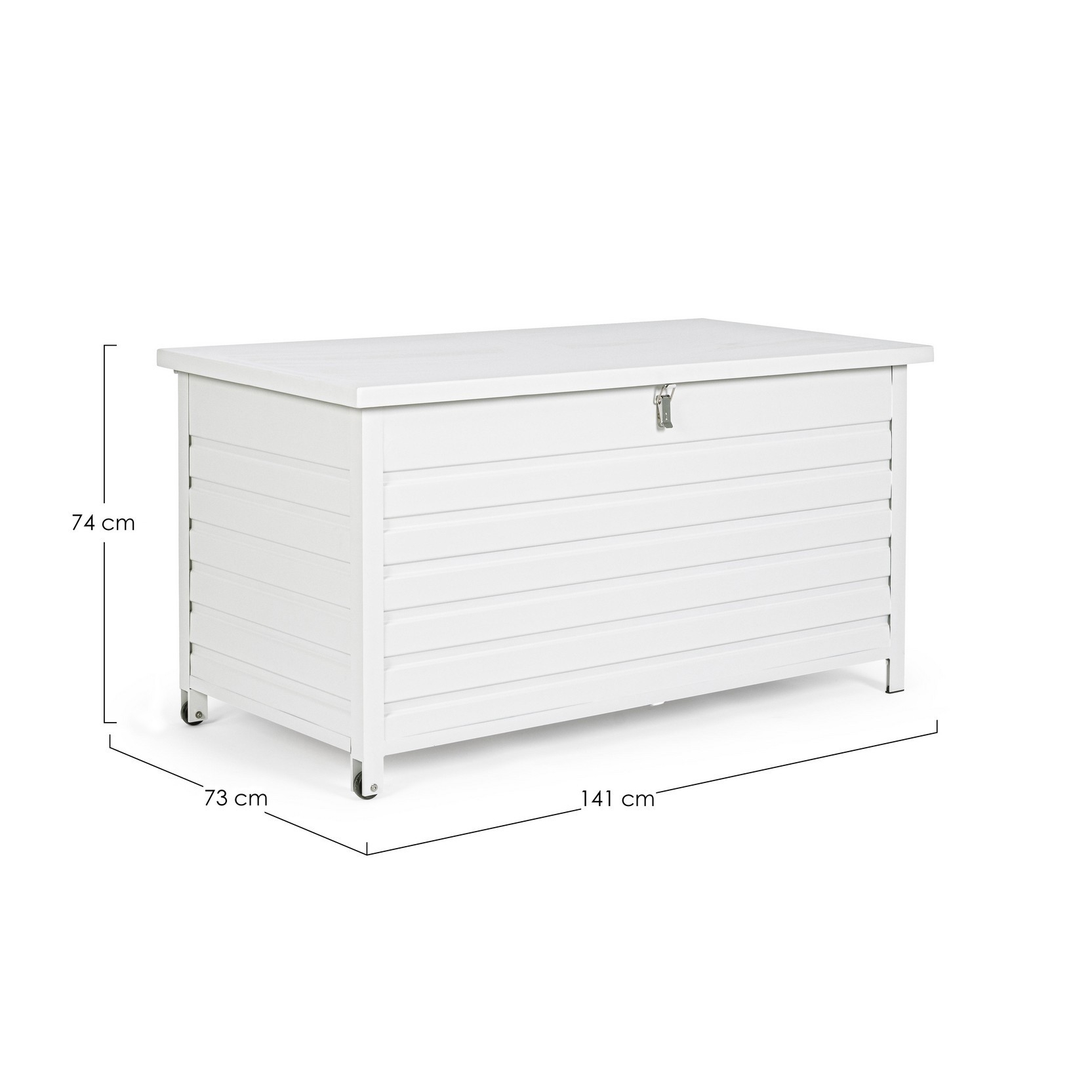 Acquista online Bizzotto Atlantic White Garden Chest Furniture 0663127 Bizzotto