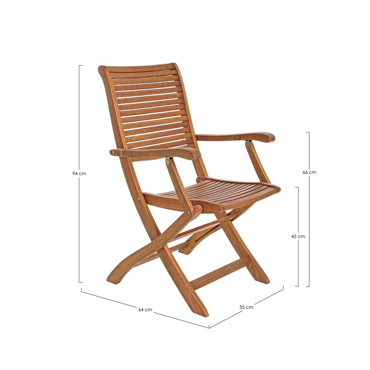 Acquista online Coppia di sedie in legno con braccioli mod. Noemi (2pz) Bizzotto