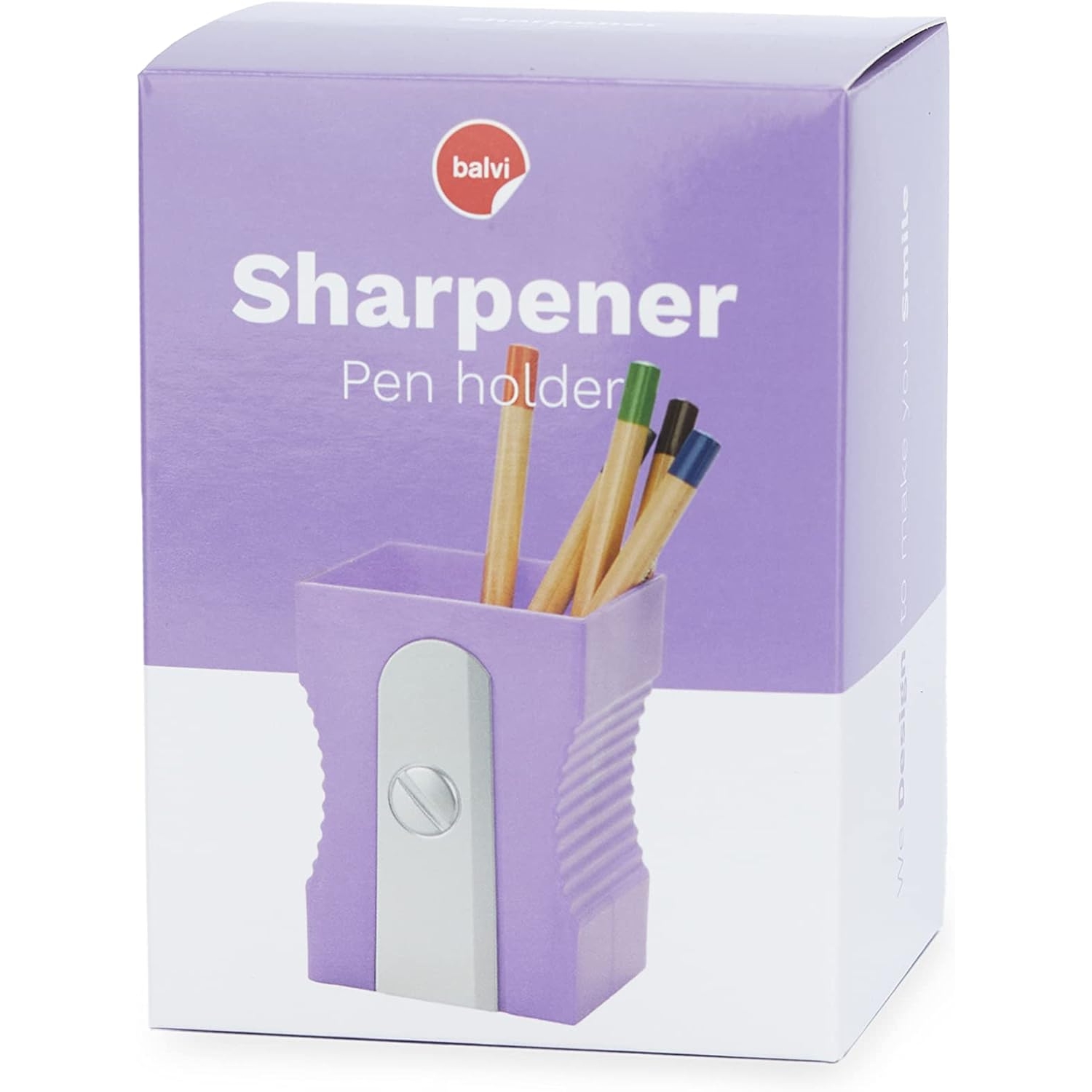 Acquista online Balvi crayon taille-crayon taille-crayon en plastique mauve Balvi