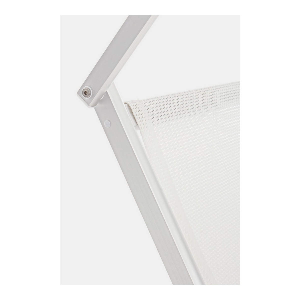 Acquista online Coppia Lettino prendisole Cross Bianco con Tettuccio (2pz) Bizzotto