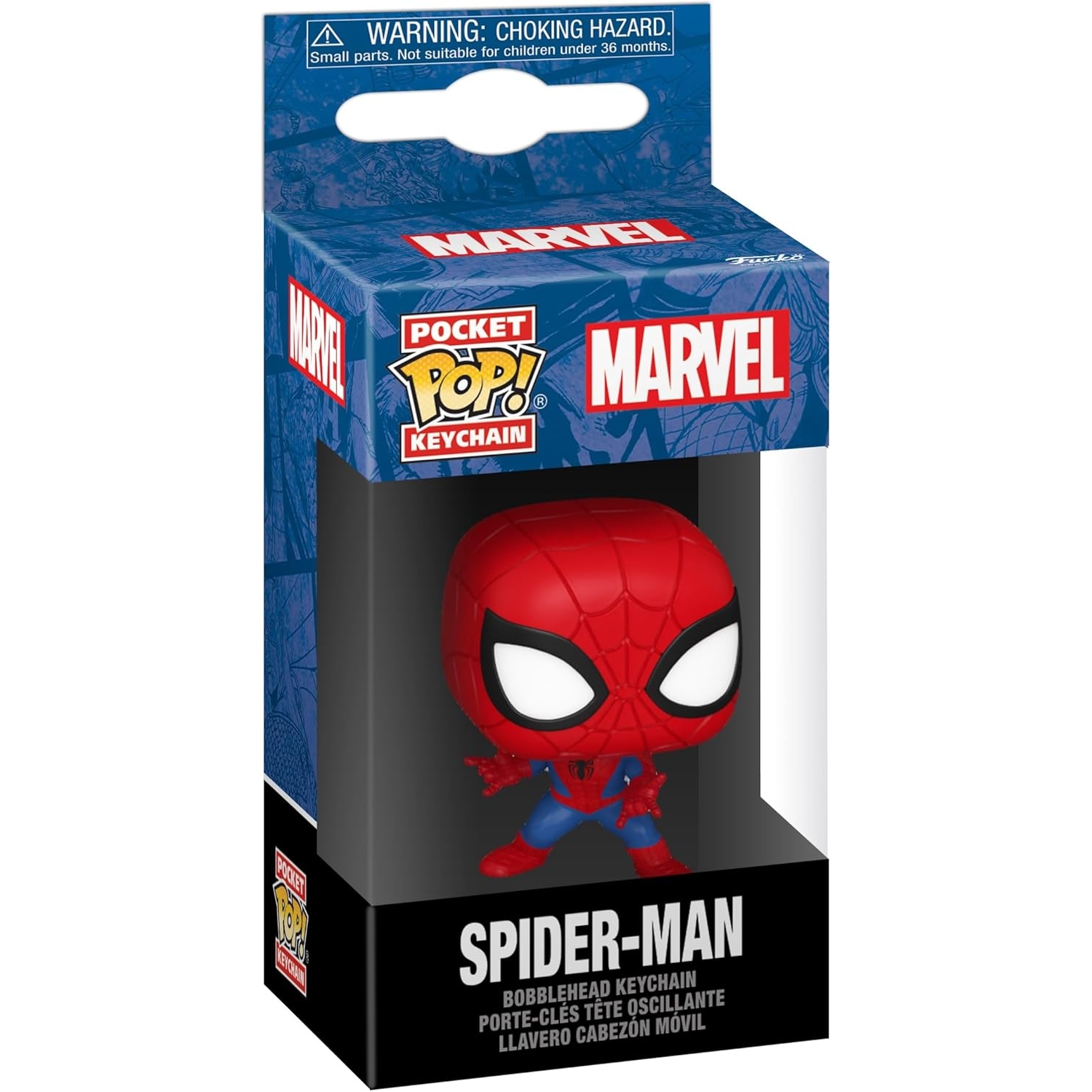 Funko POP ! Portachiave Spider-man marchio Pop! Funko Acquista online Funko POP ! Portachiave Spider-man Pop! Funko