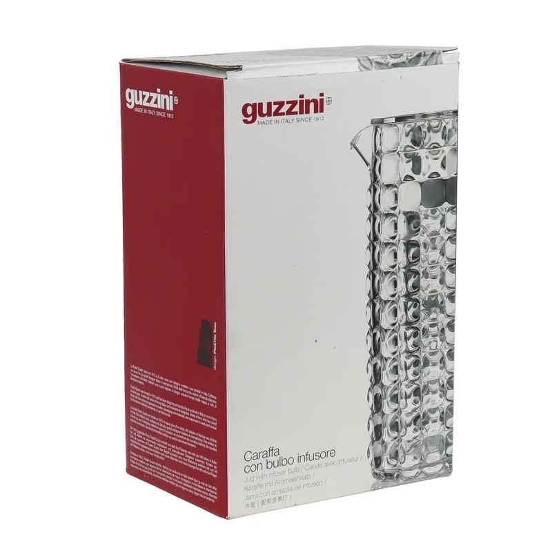Acquista online Guzzini Tiffany brocca caraffa trasparente Lt. 1,75 con bulbo refrigerante 22560100 Guzzini