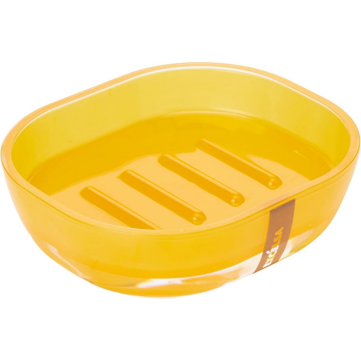 Acquista online Excelsa Bathroom soap dish plastic yellow transparent cod.46929 Excelsa