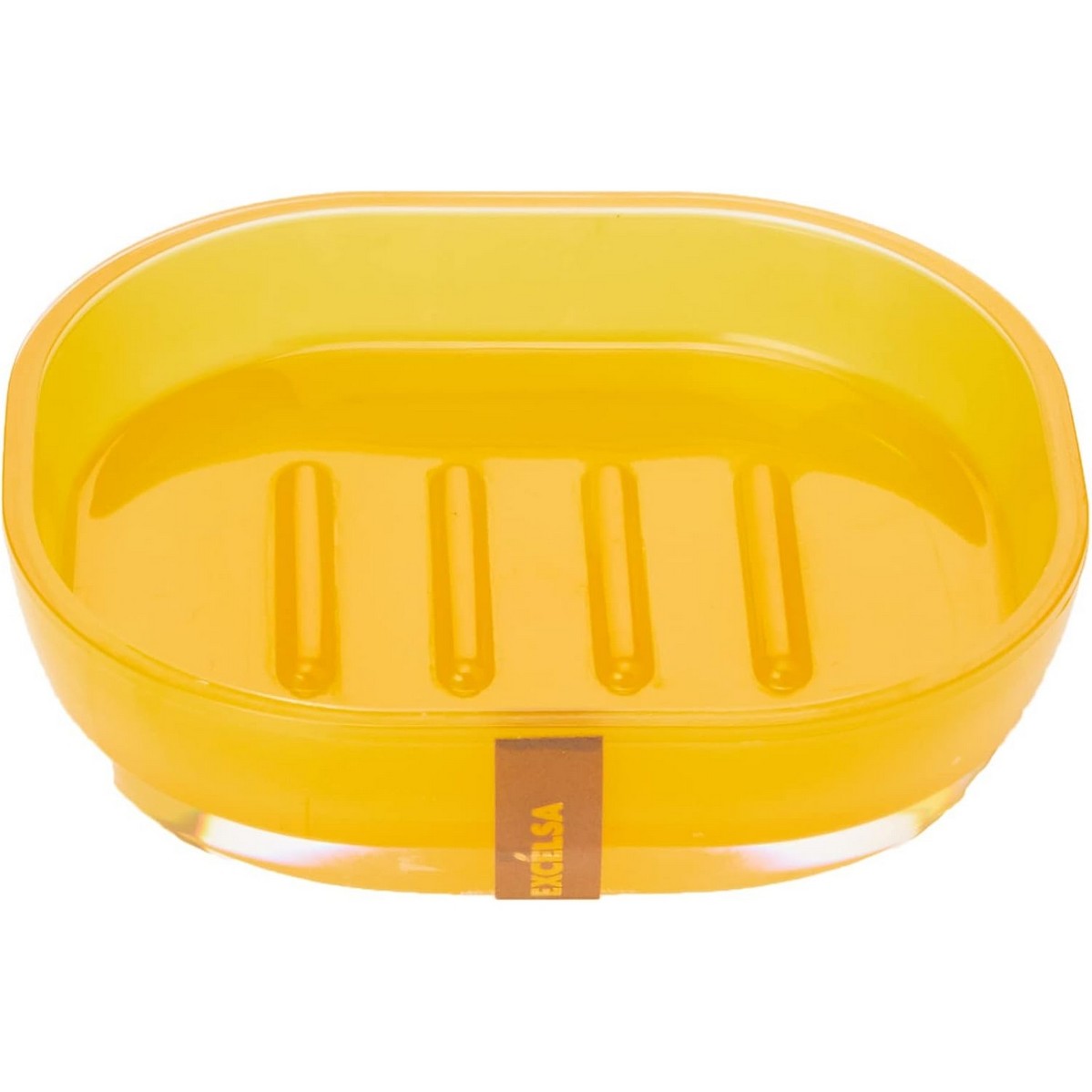 Acquista online Excelsa Bathroom soap dish plastic yellow transparent cod.46929 Excelsa