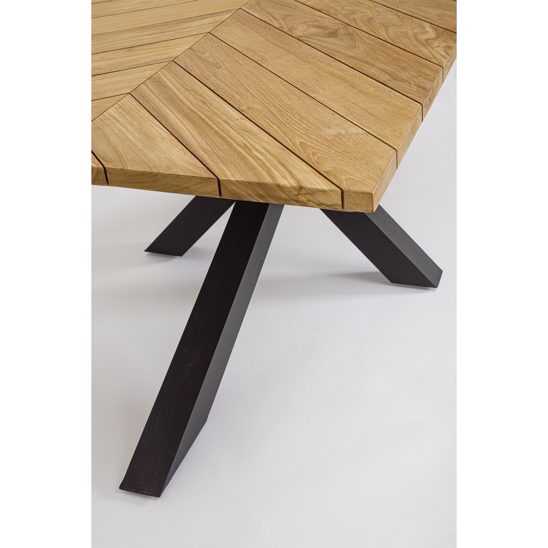 Acquista online Bizzotto Palmdale 200 x 100 Indoor Outdoor Table 0804781 Bizzotto