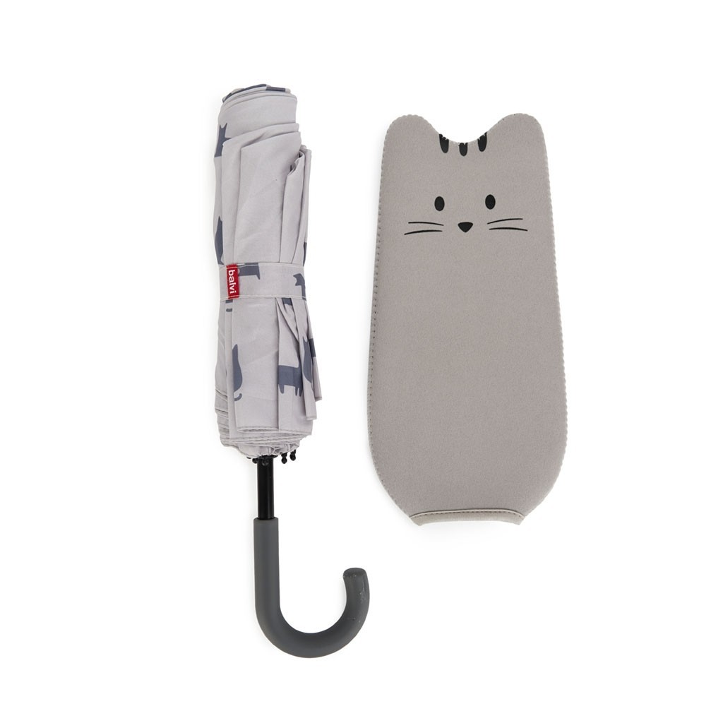 Acquista online Balvi grey cat umbrella with neoprene nylon case 27828 Balvi