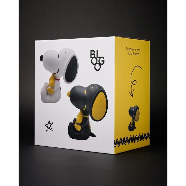 Acquista online Blog design Snoopy noir avec Woodstock de 12 cm Blogo design