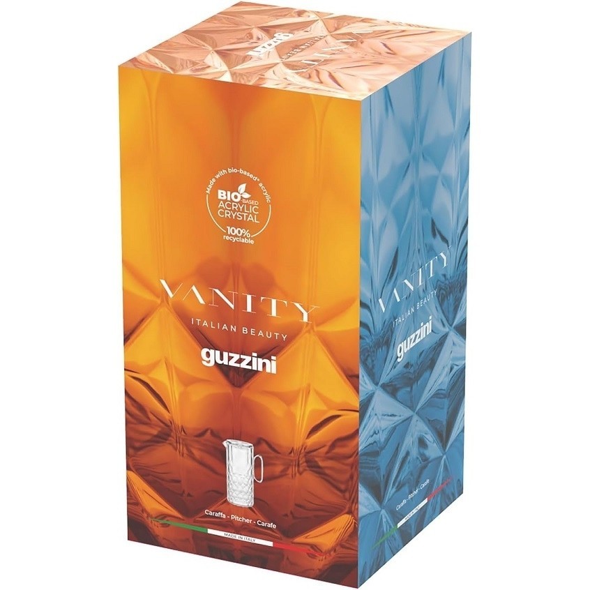 Acquista online Guzzini Vanity brocca caraffa trasparente con bulbo infusore Lt.1,75  Guzzini