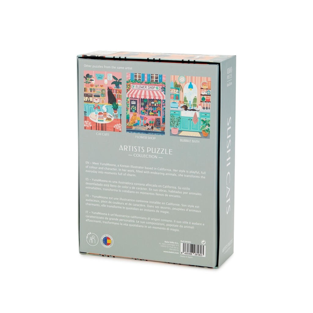 Acquista online Balvi puzzle Sushi cats cm.66x45x0.17 pieces 1000 code 28180 Balvi